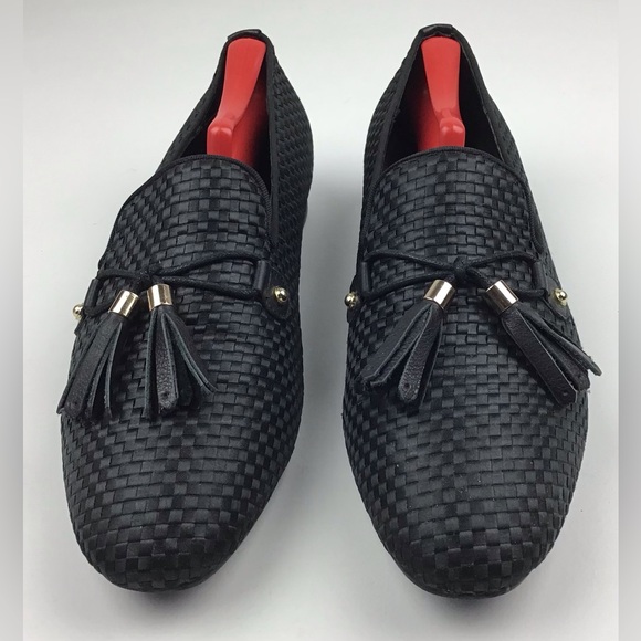 Louis Leeman woven tassel loafers men’s 44 black main image 6